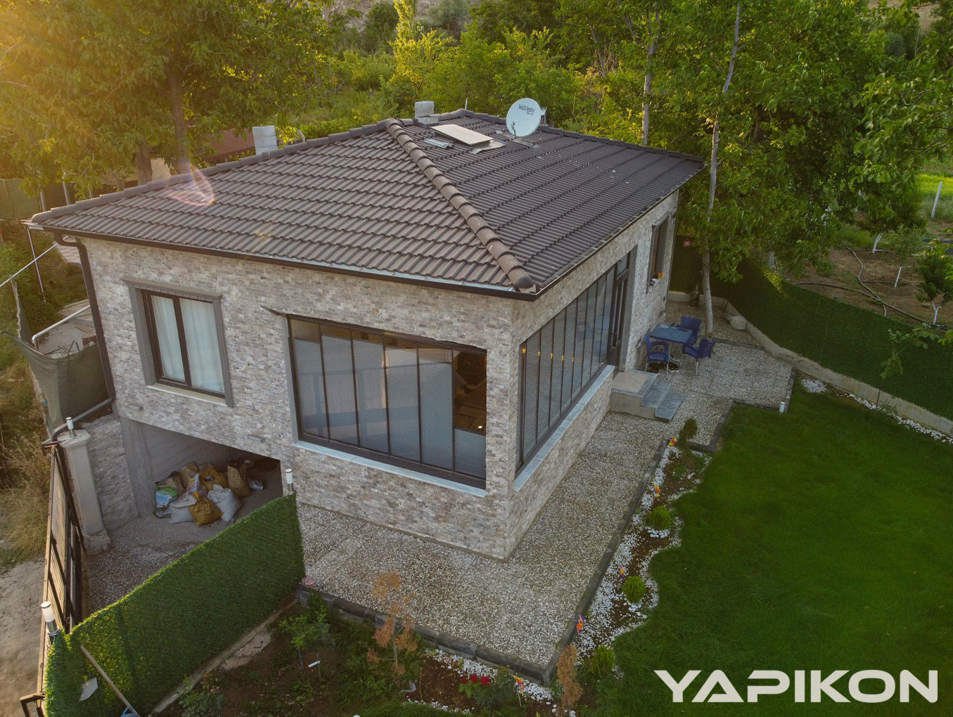 Villa Dera bağ evi projesi